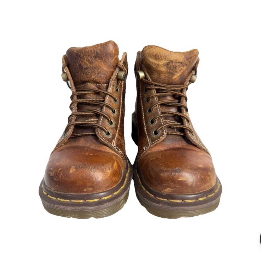 Dr Martens Toya Chunky Y2K Vintage Oxford Boots Women’s Size 6 US Brown Leather